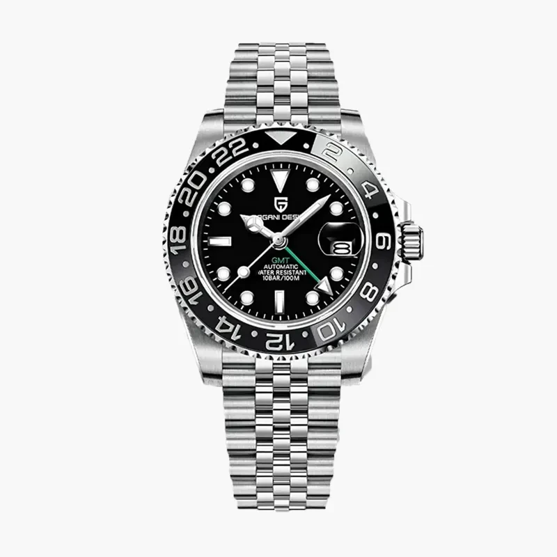 Pagani Design GMT Automatic Jublee Chain Men's Watch- pd-1662